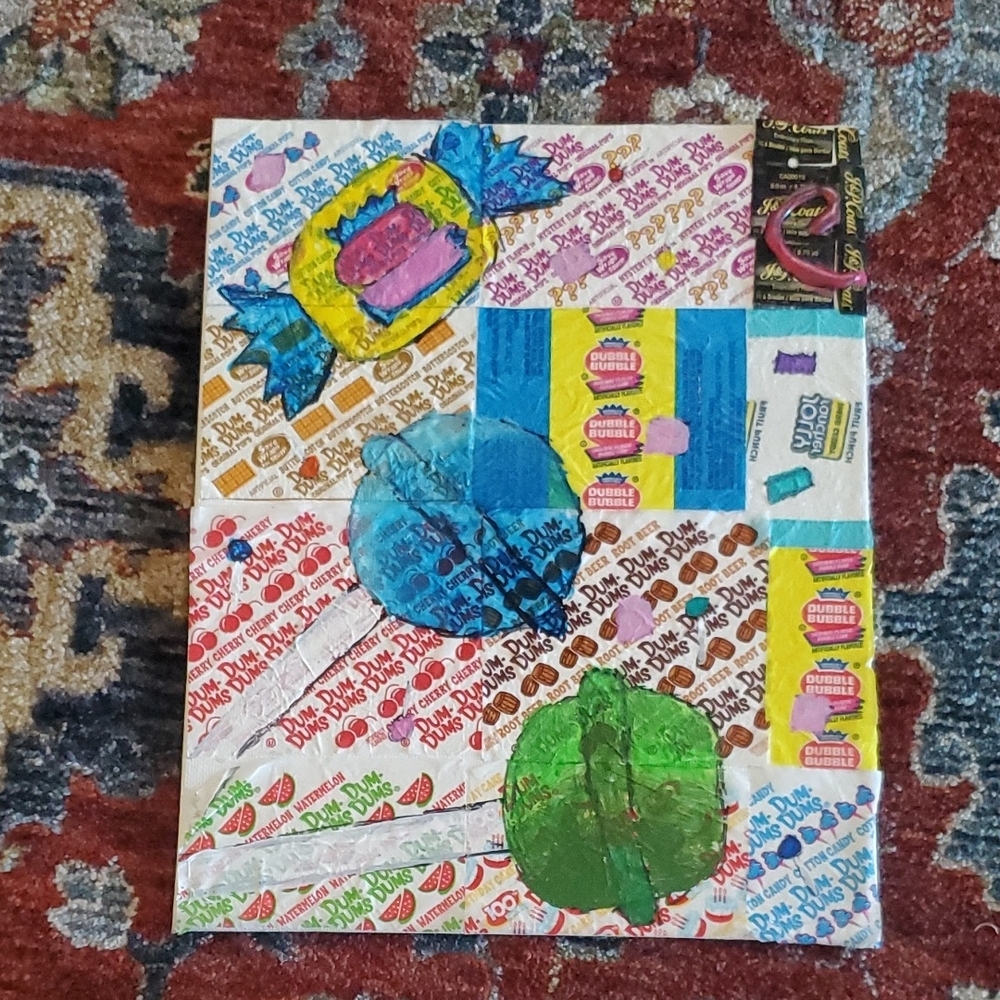 3 On One Art Work Hand Made